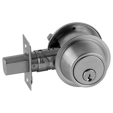 Falcon Grade 2 Single Cylinder Deadbolt, Less Core, US26D D241L 626